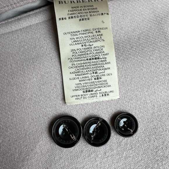 Burberry Wool and Cashmere Coat - Picture 6 of 6